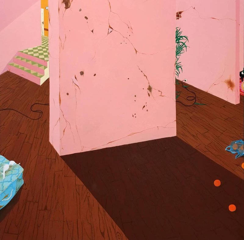 Azadeh Nia, Pink Room, 2017