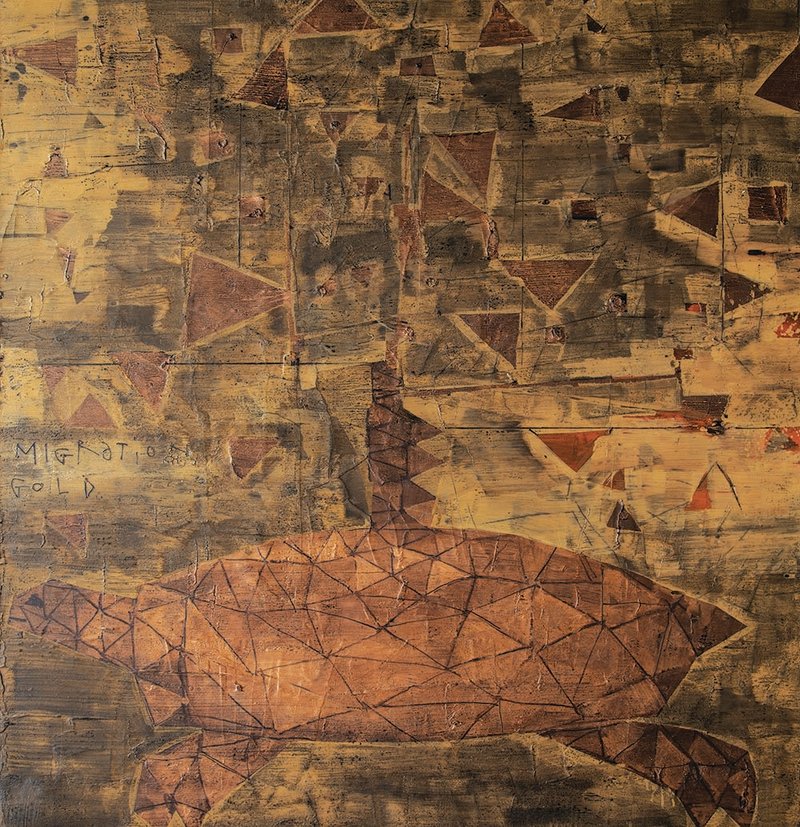 Reza Derakshani, Migration Gold, 2006