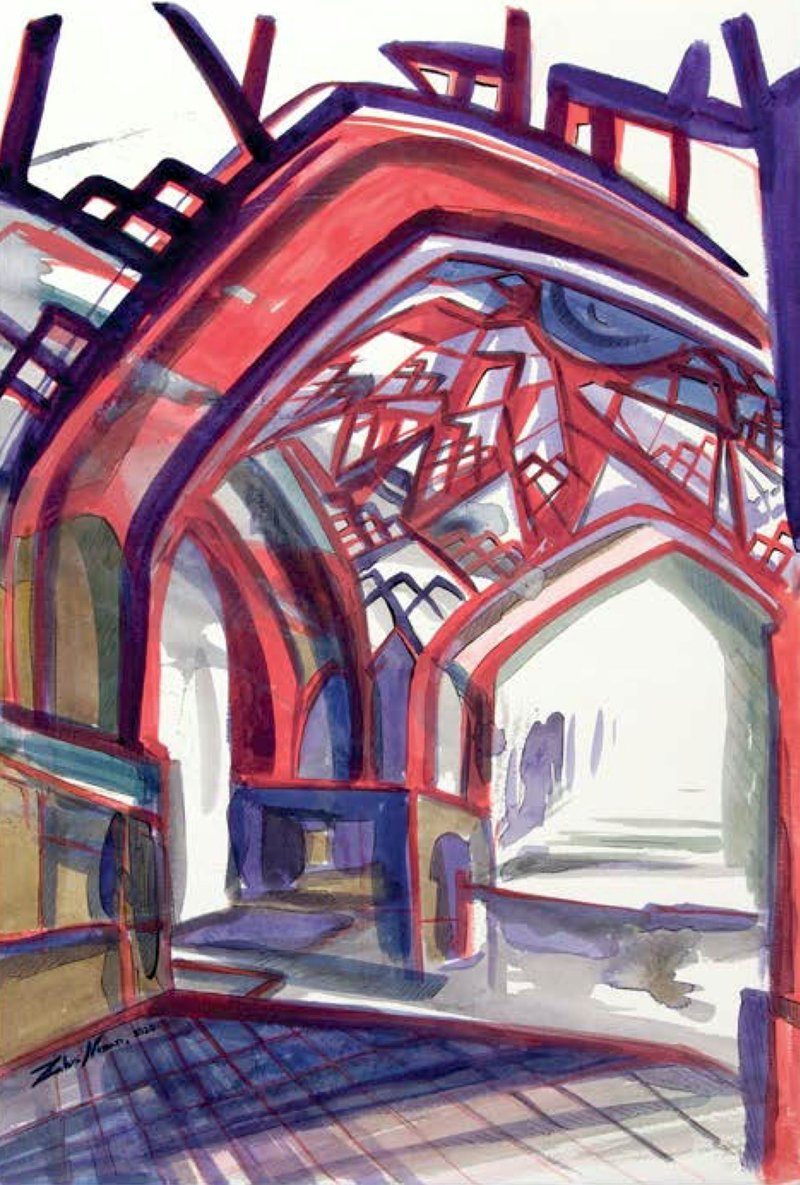 Zahra Nazari,  Persian Garden, 2020