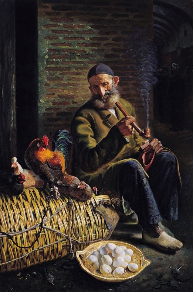 Jafar Petgar, The Poultry Vendor, 1941