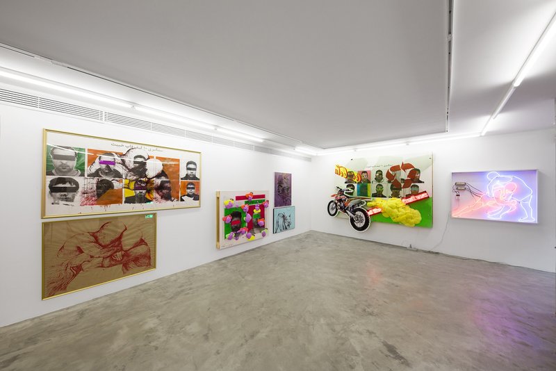 Sin, installation view