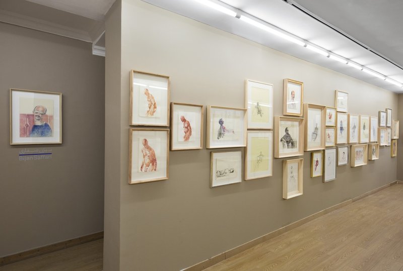Master and Friend, installation view