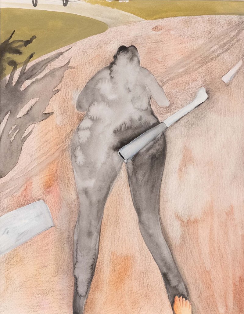 Sara Rahmanian, Walking in the Golden Time, 2022