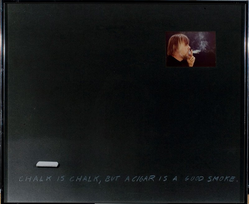 John Baldessari, Cigarette smoke is good