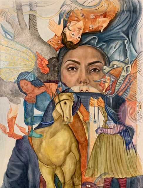 Bahar Sabzevari, Whispers, 2020