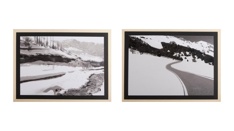 Abbas Gharib, Pair of Snowy Landscapes, 2019