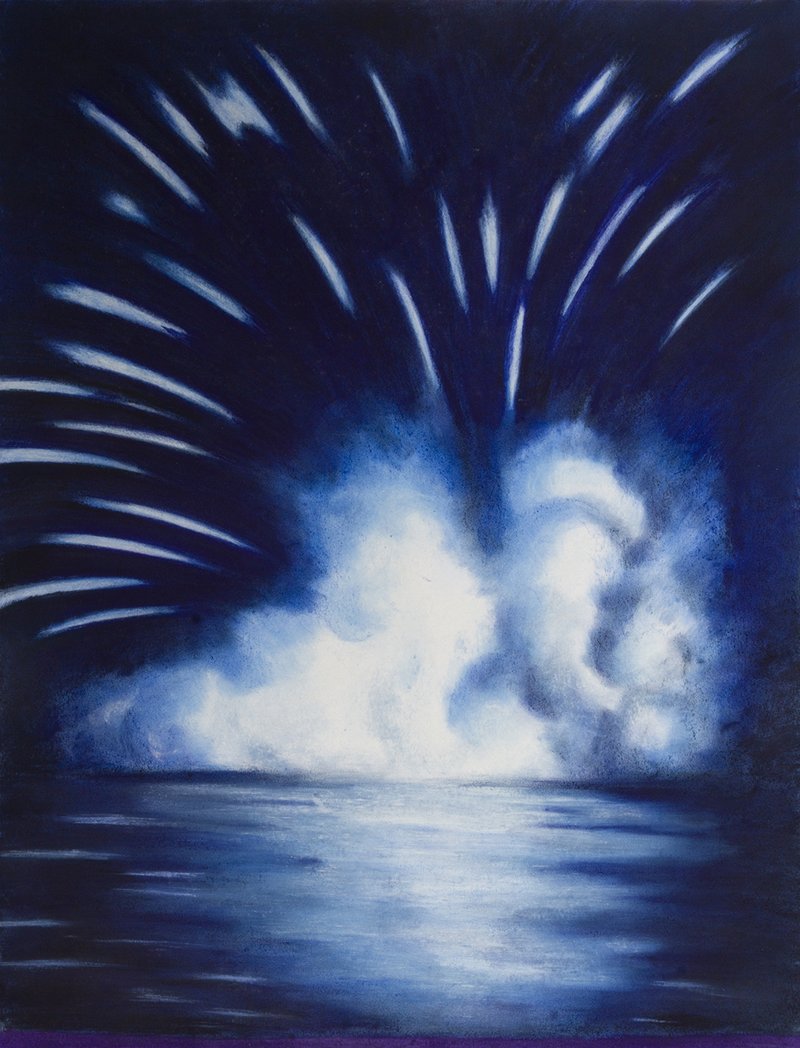 Shahrzad Jahan, Lighting up the Sea, 2021
