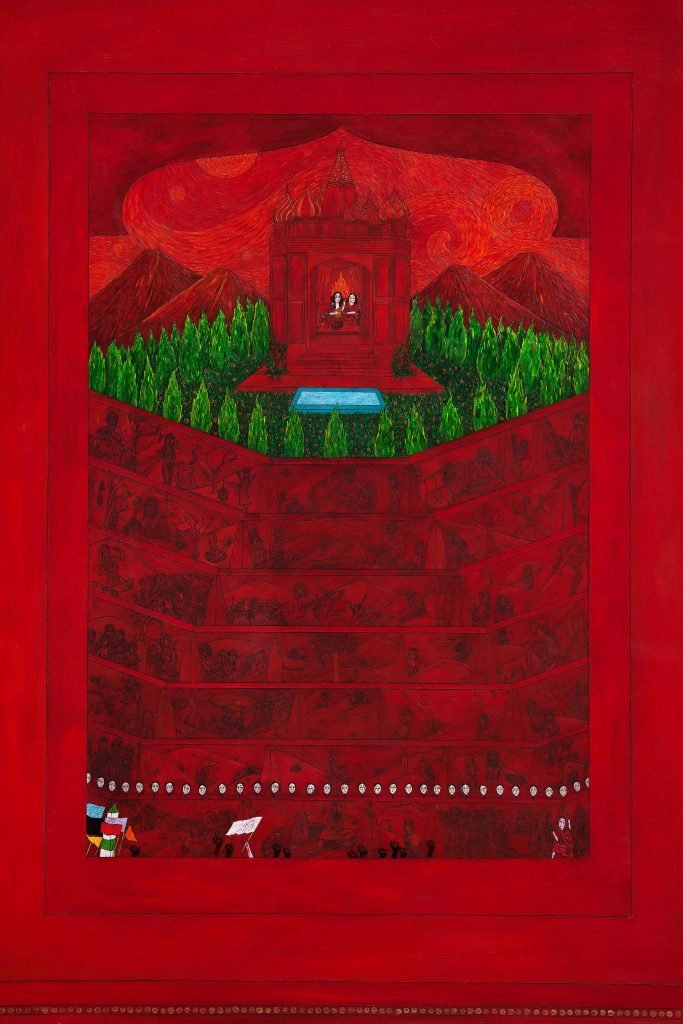 Homa Bazrafshan, Red Dome, 2013