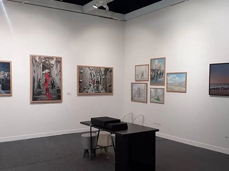 Installation view.
