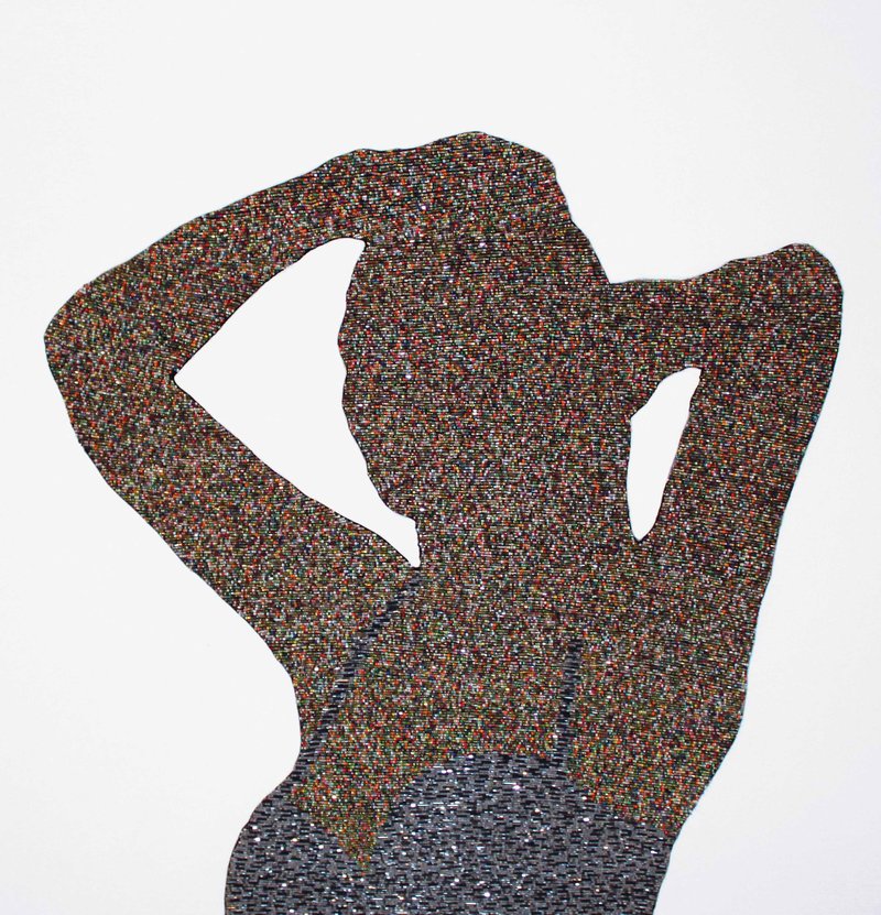 Farhad Moshiri, Censored Model in Swimsuit, 2005