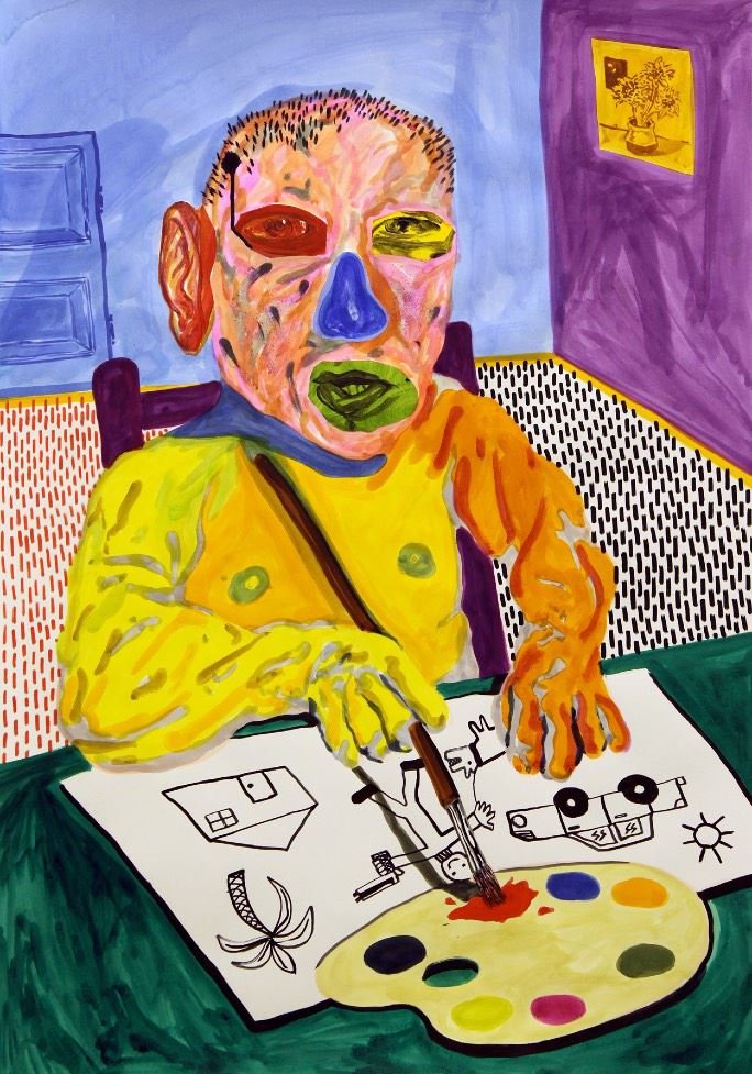 Parsa Mostaghim, Painter, 2020