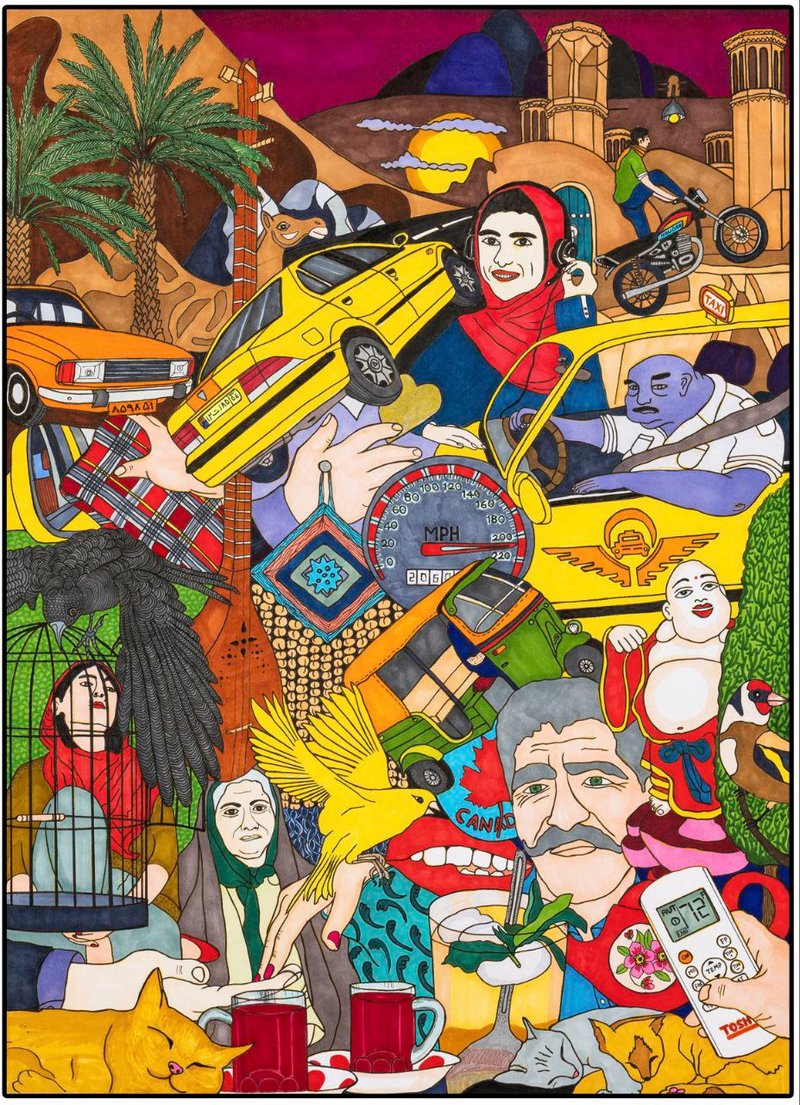 Erfan Mojib, A Roaming Yellow, 2023