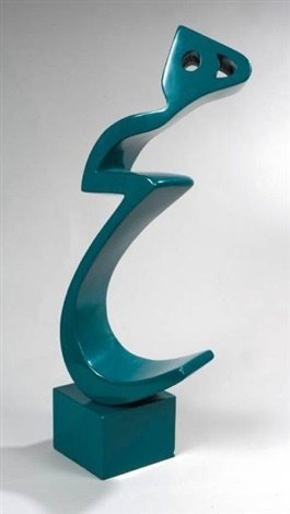 Parviz Tanavoli, Heech in Green, 2007