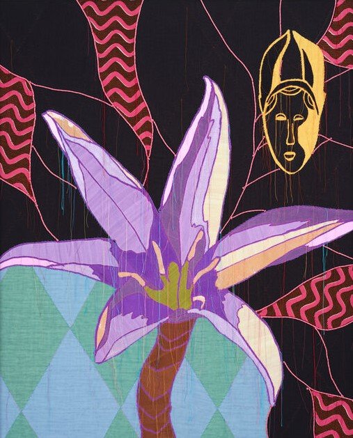 Yinka Shonibare, African Flower Magic V, 2025