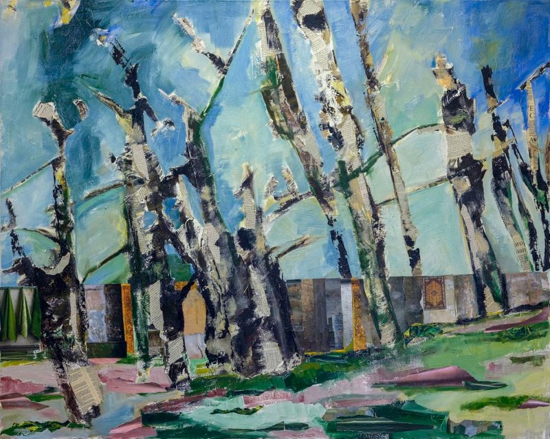 Parinaz Eleish, The Fall, Vali Asr Ave, 2021