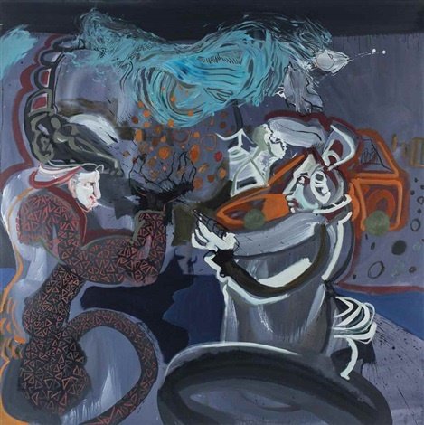 Rokni Haerizadeh, Pagans Duelling in the Street, 2007