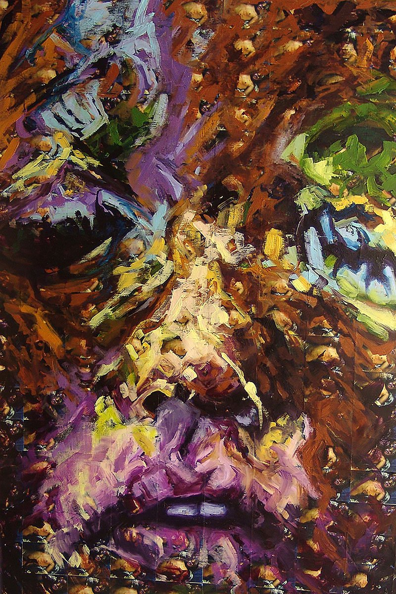Afshin Naghouni, Abstraction of Reality (The Face), 2009