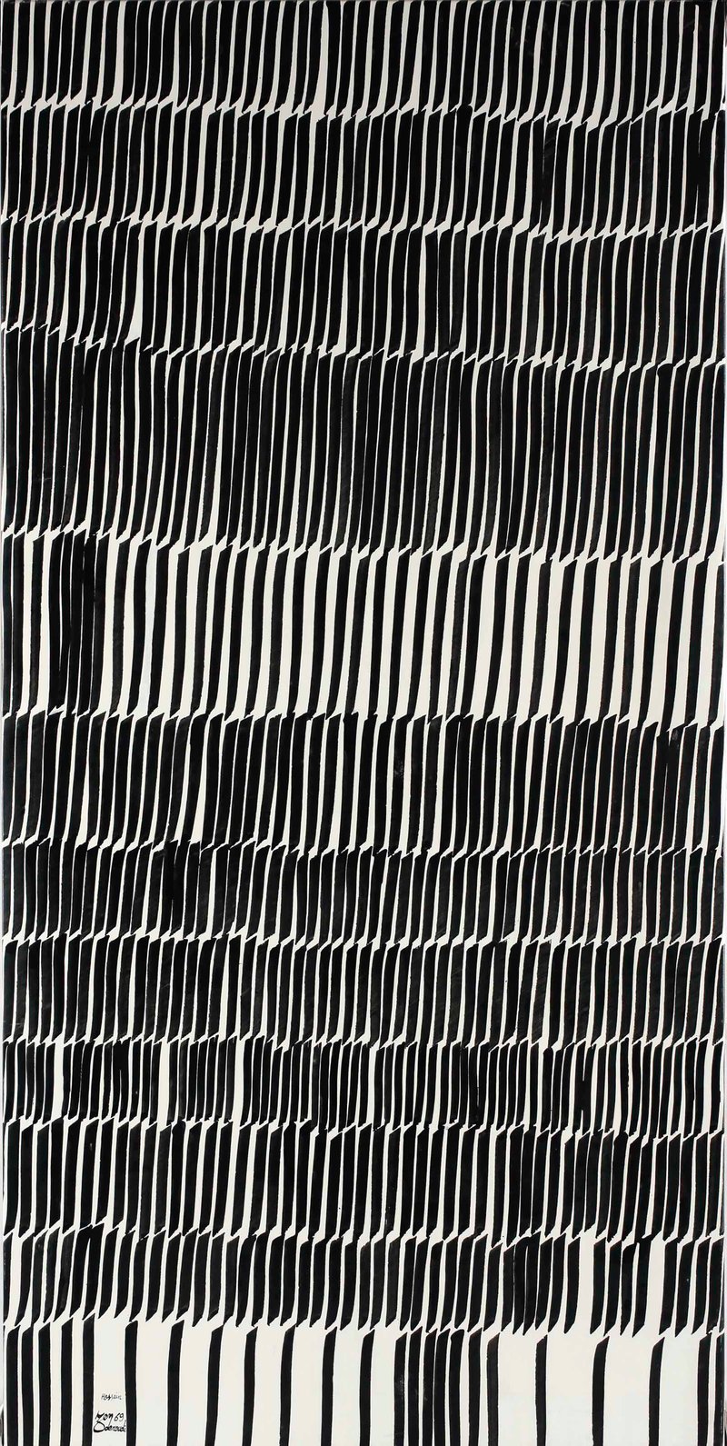 Charles Hossein Zenderoudi, A Bi-Kola, 1969