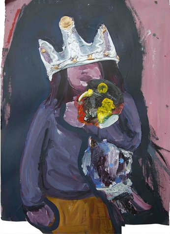 Hesam Rahmanian, Princess with a Pigeon, 2012