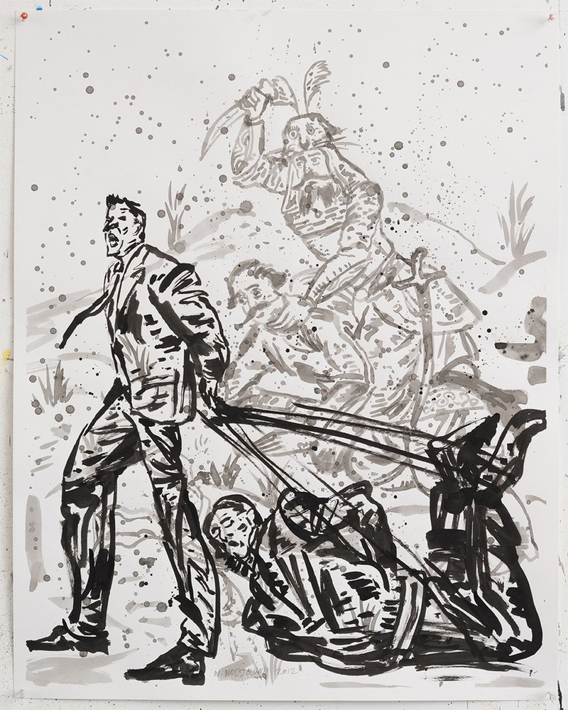 Nikzad Nodjoumi, Pulling, 2017
