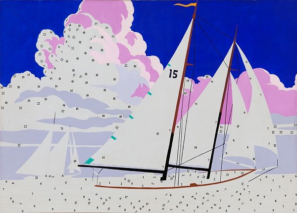 Andy Warhol, Do It Yourself - Sailboat, 1962
