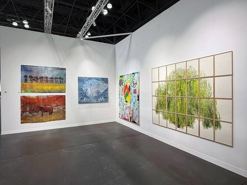 Installation view.
