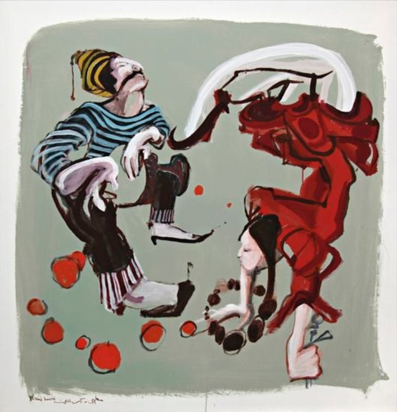 Rokni Haerizadeh, Busking, 2005